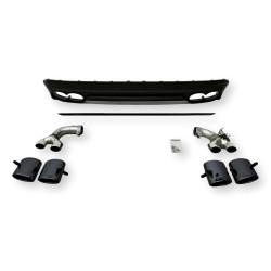 HEICO Volvo XC60 dyfuzor tylny + końcówki wydechu B4 B5 benzyna