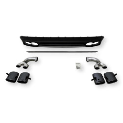 HEICO Volvo XC60 dyfuzor tylny + końcówki wydechu T4 T5 D4 D5 B4 B5 diesel