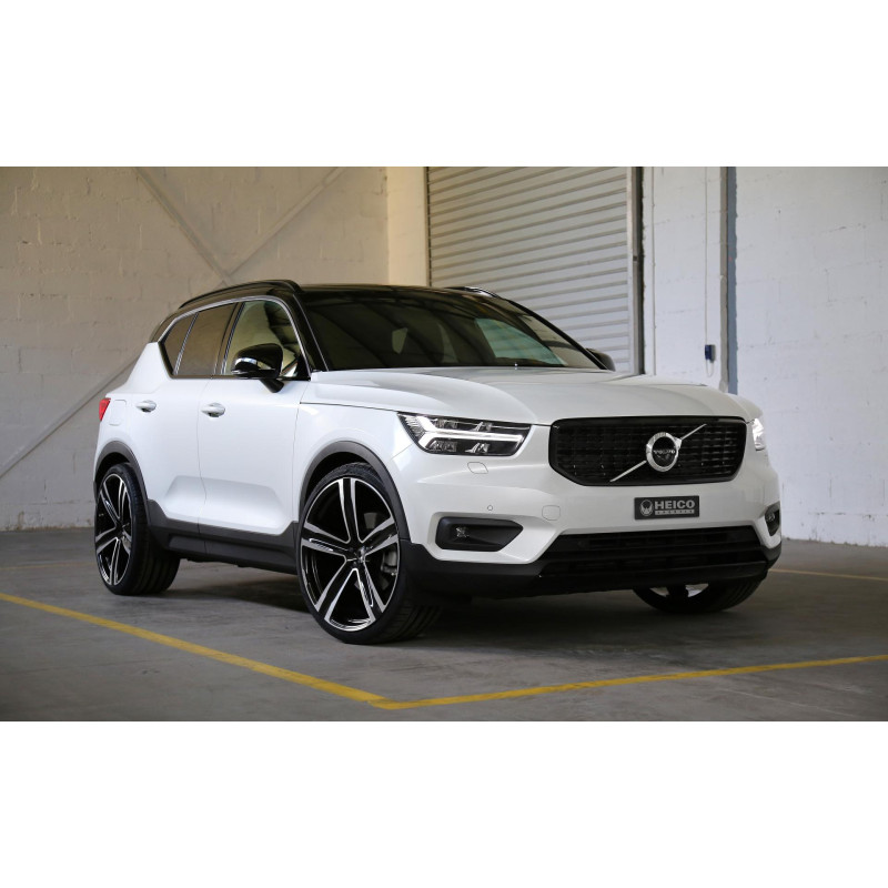 HEICO Volvo XC60 XC40 V90 CC 22" felga aluminiowa 5-ramienna czarna diamentowa