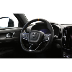 HEICO Volvo XC40 C40 kierownica sportowa skóra + alcantara antracyt/złoty