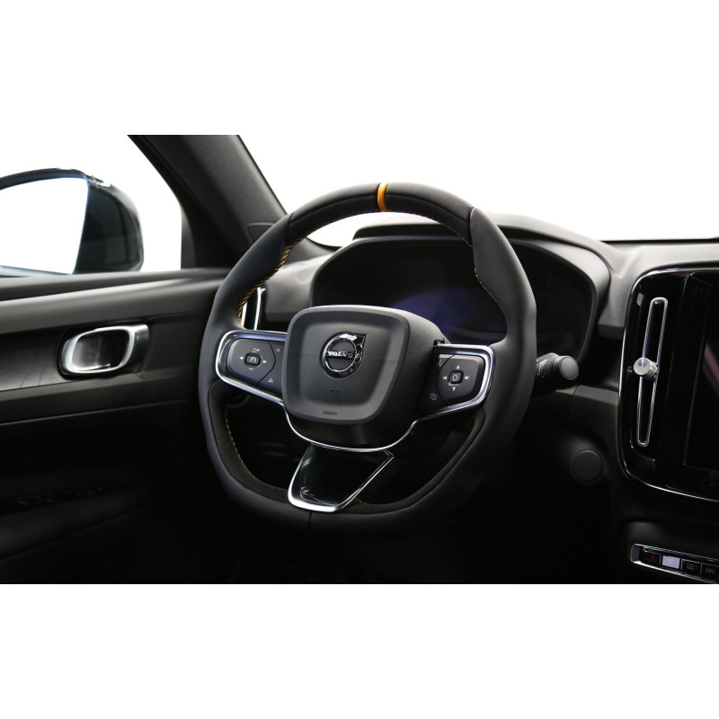 HEICO Volvo XC40 C40 kierownica sportowa skóra + alcantara antracyt/złoty