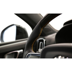 HEICO Volvo XC40 C40 kierownica sportowa skóra + alcantara antracyt/złoty