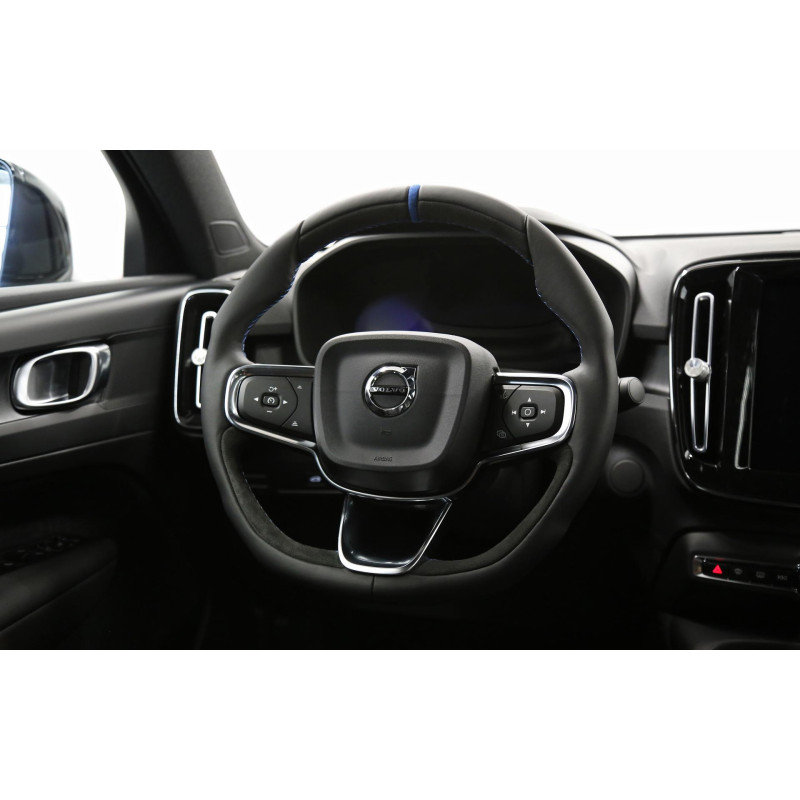 HEICO Volvo XC40 C40 kierownica sportowa skóra + alcantara antracyt/niebieski