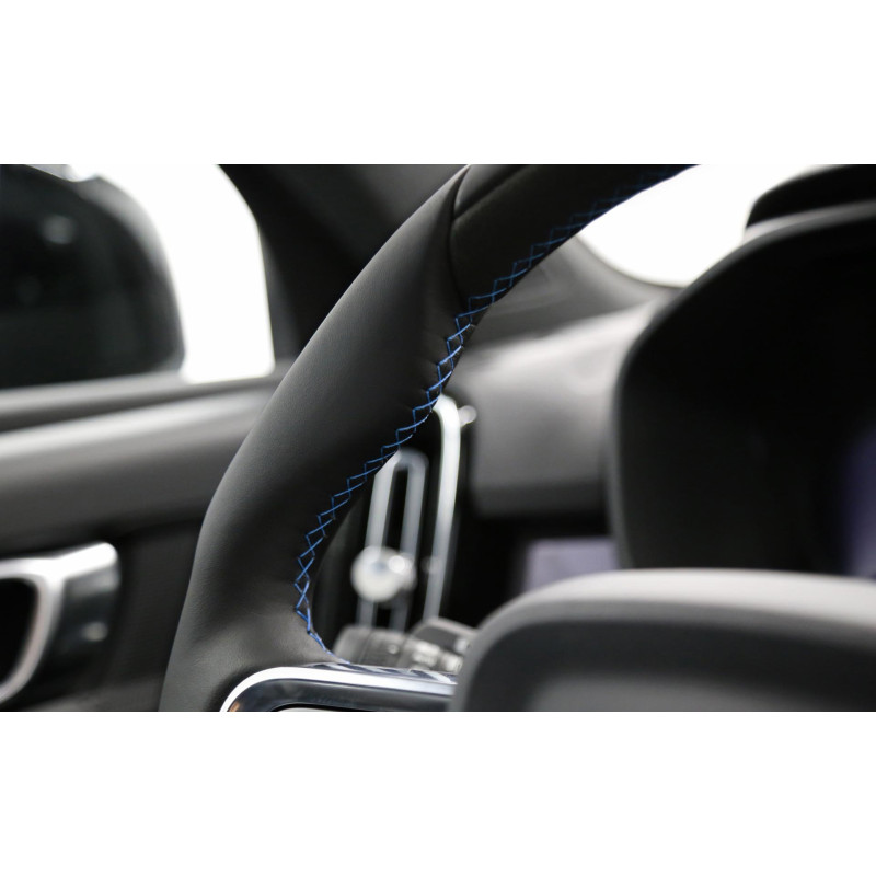 HEICO Volvo XC40 C40 kierownica sportowa skóra + alcantara antracyt/niebieski