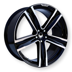 HEICO Volvo EX30 21" felga aluminiowa 5-ramienna czarno-diamentowana
