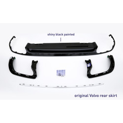 HEICO Volvo V90 S90 sportowy układ wydechowy 4-końcówki z klapą B5 B6