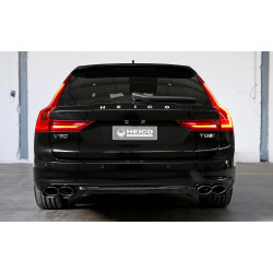 HEICO Volvo V90 S90 sportowy układ wydechowy 4-końcówki z klapą T6 T8