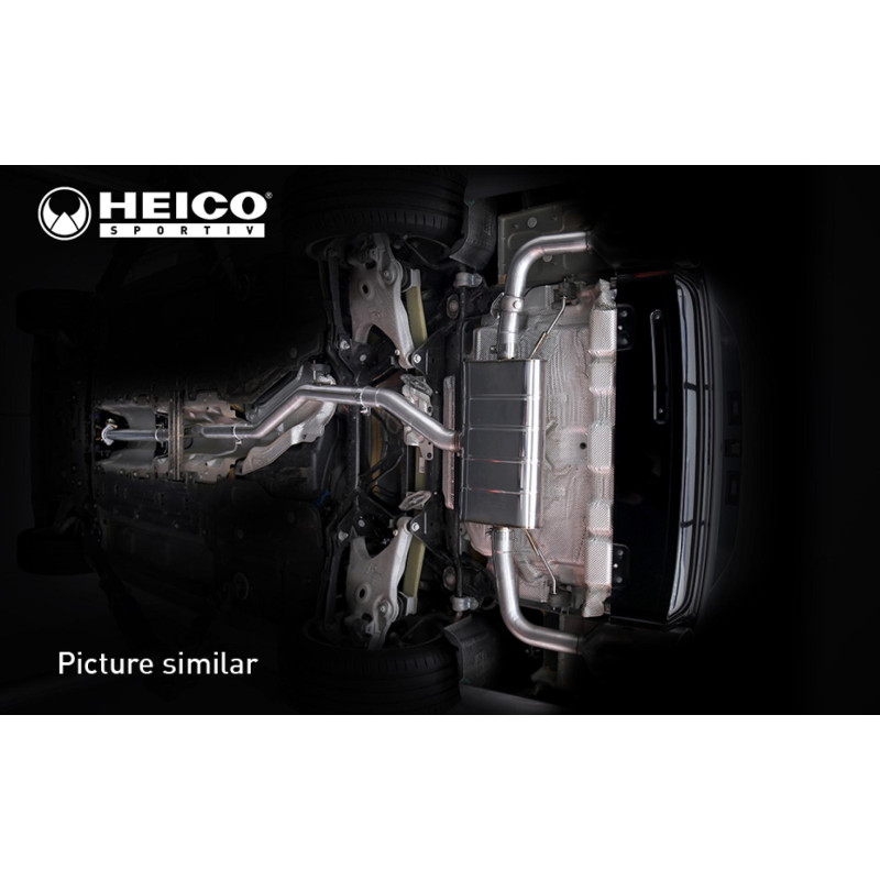 HEICO Volvo V90 CC układ wydechowy sportowy z regulacją klap do wersji z widocznymi końcówkami