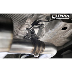 HEICO Volvo V60 S60 układ wydechowy sportowy czterokońcówkowy + klapa T4 T5 T6 B3 B4 B5
