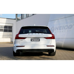 HEICO Volvo V60 S60 układ wydechowy sportowy czterokońcówkowy + klapa T6 T8 Polestar Engineered