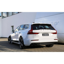 HEICO Volvo V60 S60 zestaw końcówek wydechu czarne chromowane T6 T8 Polestar od 2024