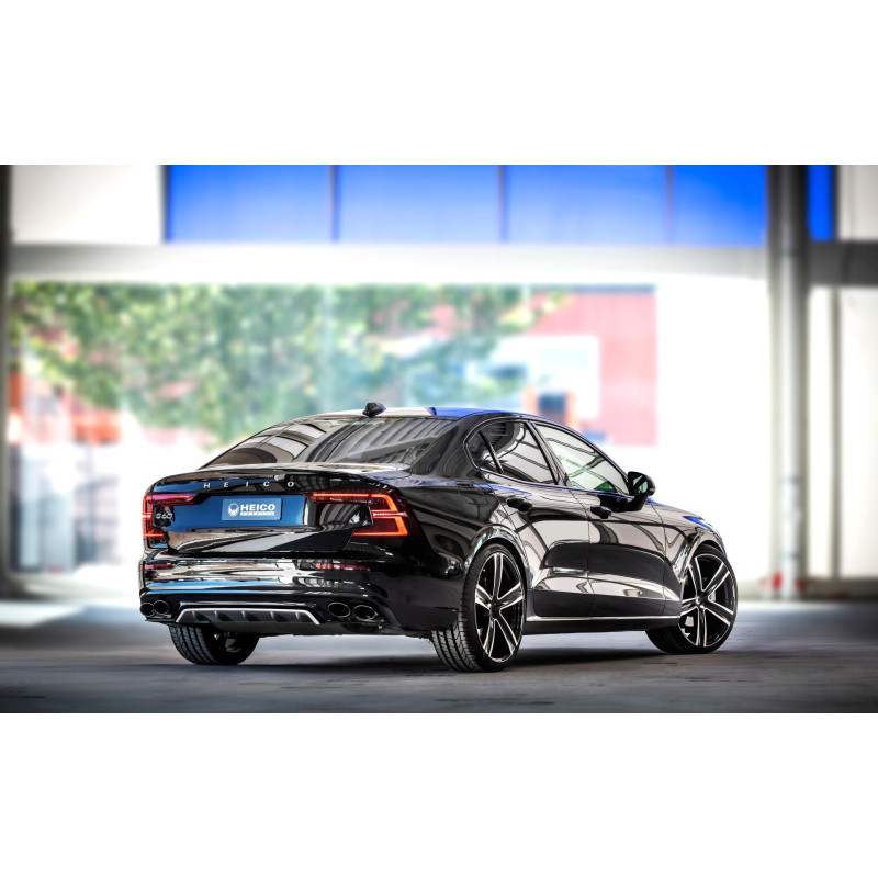 HEICO Volvo V60 S60 dyfuzor + 4 końcówki wydechu + klapa sterująca T4 T5 T6 B3 B4 B5