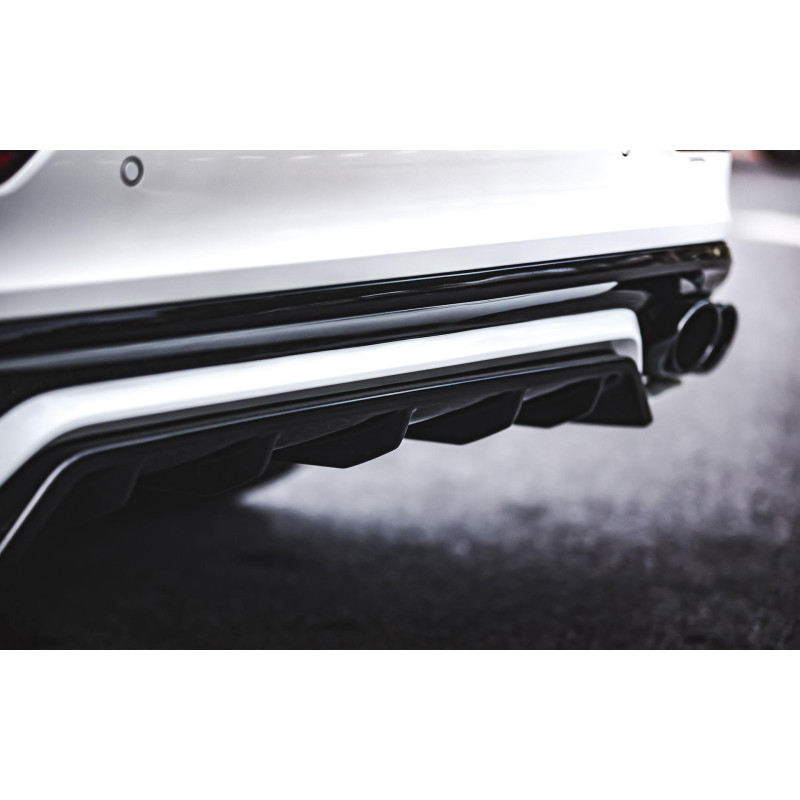 HEICO Volvo V60 S60 dyfuzor + 4 końcówki wydechu + klapą sterującą T6 T8 Polestar