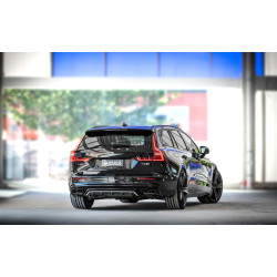 HEICO Volvo V60 S60 dyfuzor + 4 końcówki wydechu B3 B4 B5