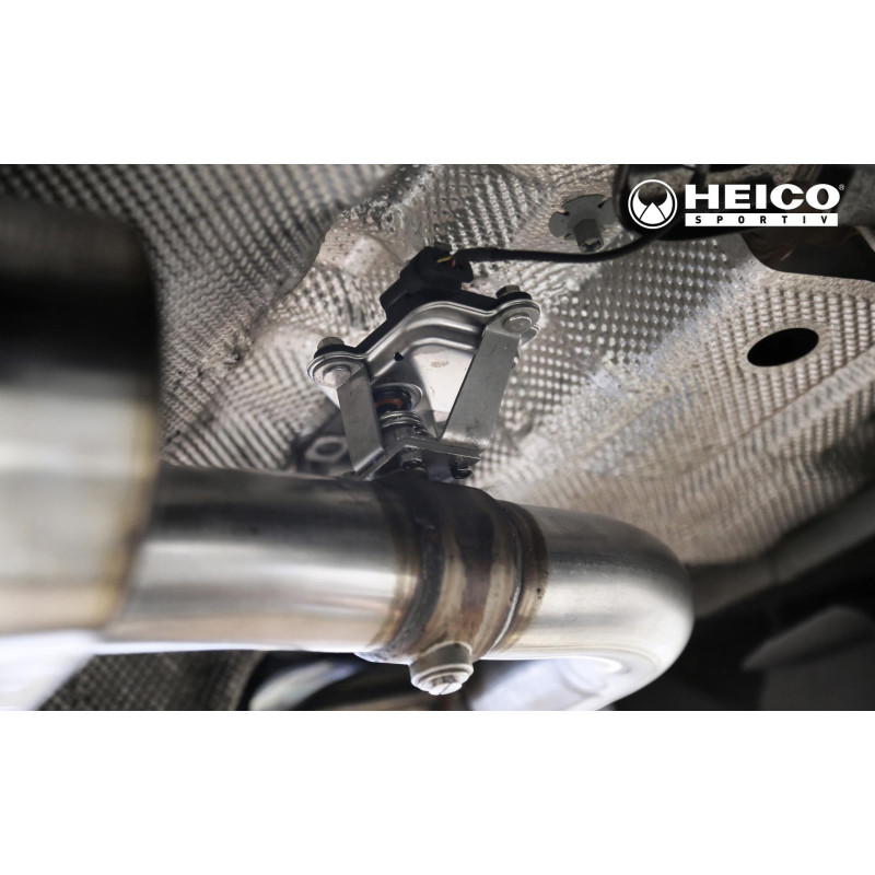 HEICO Volvo V60 S60 dyfuzor + 4 końcówki wydechu + klapą sterującą T6 T8 Polestar