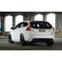 HEICO Volvo V60 S60 dyfuzor + układ wydechowy 4 końcówki D2 D3 D4 D5