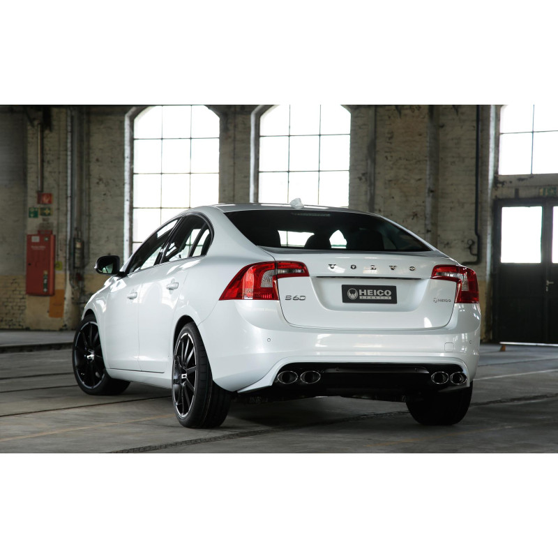 HEICO Volvo V60 S60 dyfuzor + układ wydechowy 4 końcówki T3 T4 T5 T6