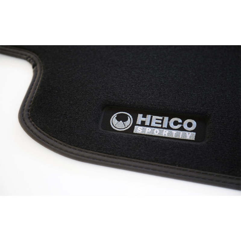 HEICO Volvo V60 S60 dywaniki welurowe z haftowanym logo antracyt RHD
