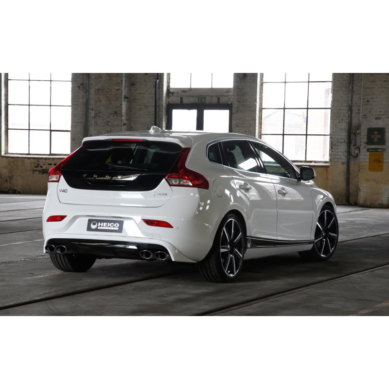 HEICO Volvo V40 dyfuzor + układ wydechowy 4 końcówki D3 D4