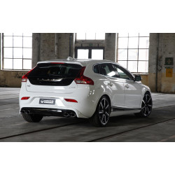 HEICO Volvo V40 dyfuzor + układ wydechowy 4 końcówki D4
