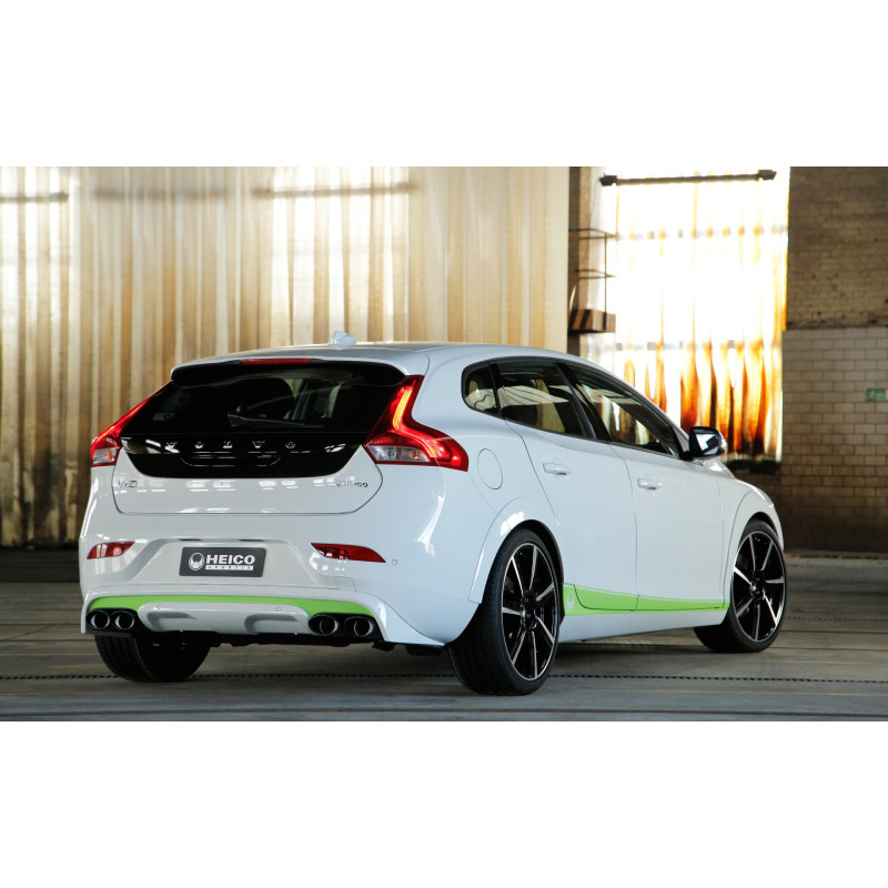 HEICO Volvo V40 dyfuzor + układ wydechowy 4 końcówki T2 T3 T4 T5