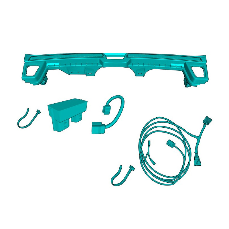 VOLVO V90 II podswietlana listwa bagażnika charcoal 31664528