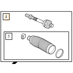 VOLVO XC40 drążek kierowniczy + osłona kpl 32329652