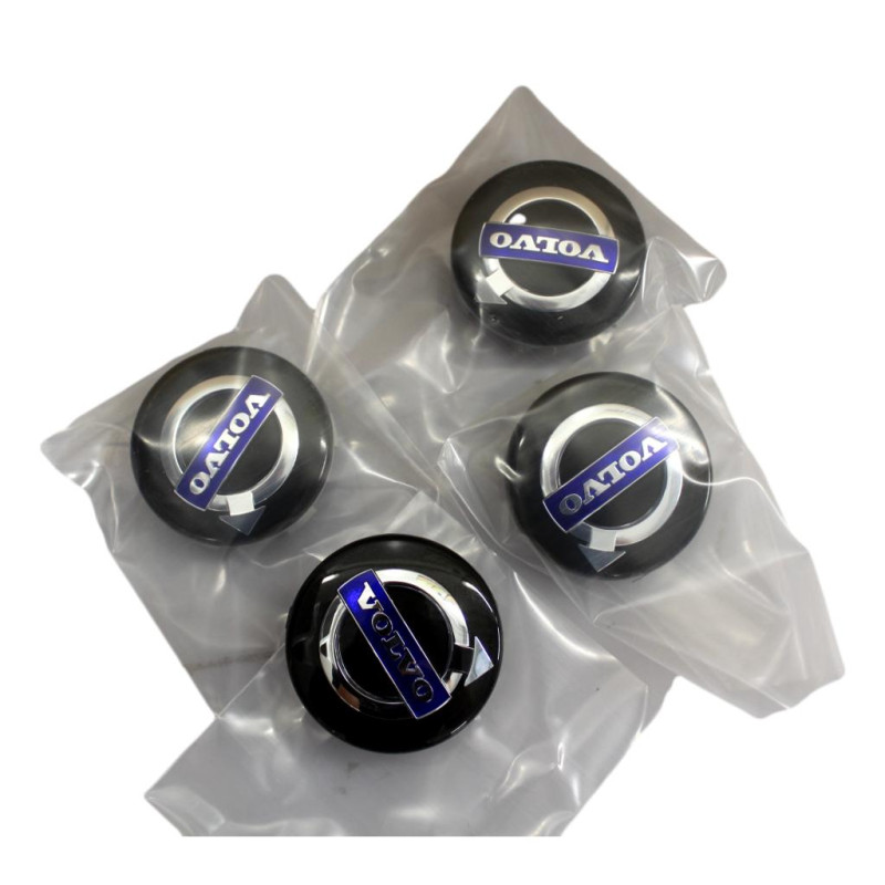 VOLVO dekielki felg aluminiowych OE czarne 4szt