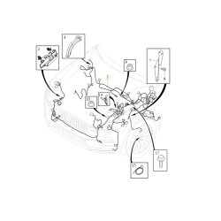 VOLVO XC90 XC60 wiązka komory silnika 31433508 OE