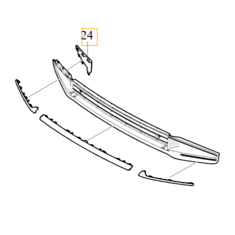 VOLVO XC90 pokrywa dolna...