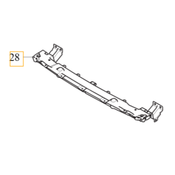 VOLVO Mocowanie uchwyt wspornik kierownicy powietrza 32377780 OE