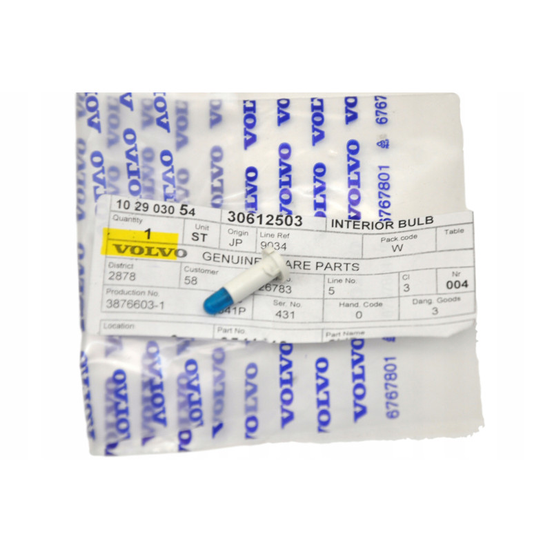 VOLVO S40 V40 żarówka podsw panelu ogrzewania OE
