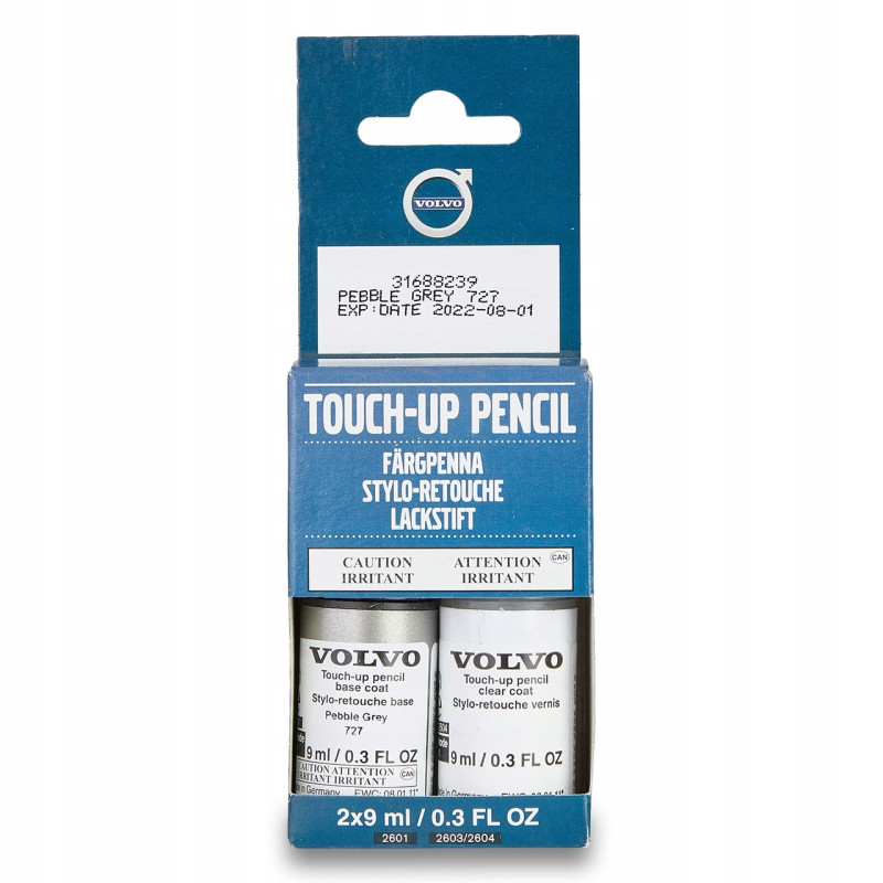 VOLVO lakier sztyft mazak zaprawka Pebble Grey 727