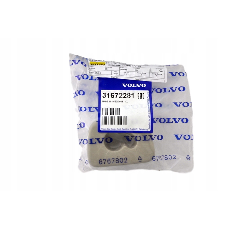 VOLVO XC60 V60 II mocowanie siatki w podsufitce OE