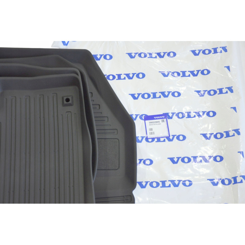 VOLVO XC60 oryginalne dywaniki gumowo-welurowe OE