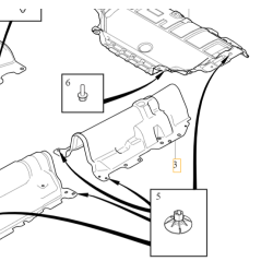 VOLVO XC60 II hintere OE Tunnel Auspuff Hitzeschild