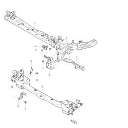 VOLVO XC40 vorne rechts Verstärkungsträger OE