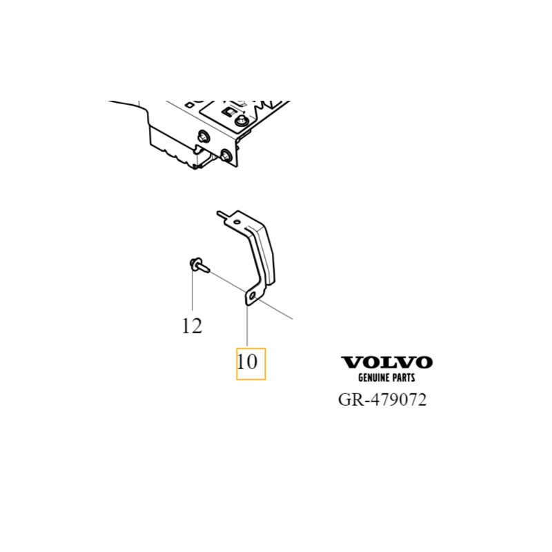 VOLVO C40 XC40 vorne rechts Verstärkungsträger OE