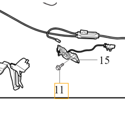 VOLVO C40 XC40 Motorhaubenschlossschraube M6x16 OE