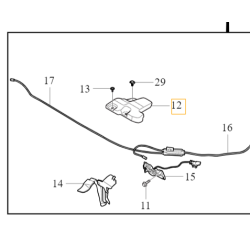 VOLVO C40 XC40 Motorhaubenschloss Sicherheitsabdeckung RHD OE