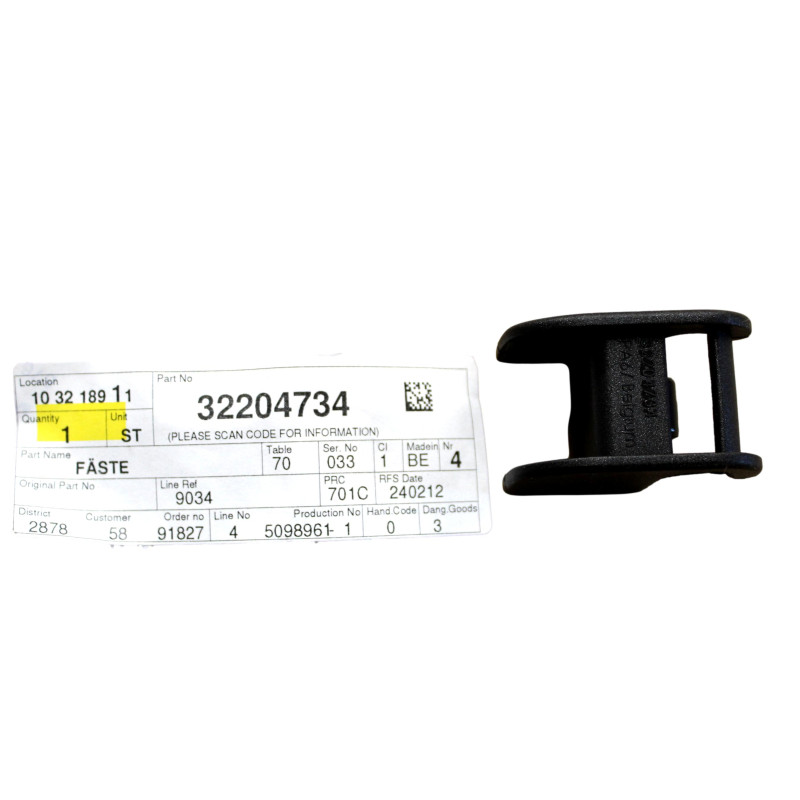 VOLVO XC90 II Gepäckraumgrill Befestigungshaken OE 32204734