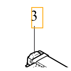 VOLVO XC90 II Verriegelungsknopf für Gepäckraumabdeckrollo OE 39830402