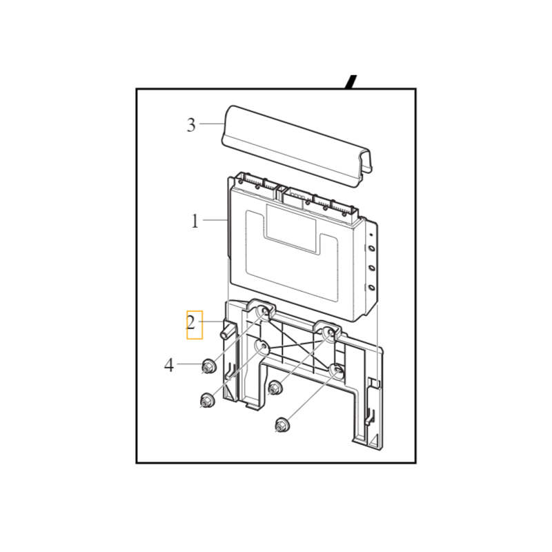 VOLVO S90 V90 aktive Federung Steuergerät Halterung OE 31451207