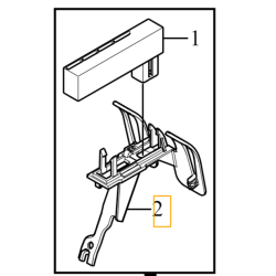 VOLVO XC90 II wspornik anteny keyless centralnego zamka tył OE