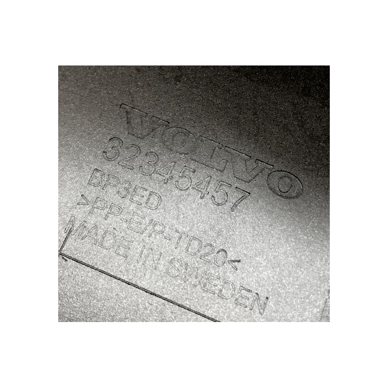 VOLVO XC90 II spoiler kratka zderzaka przód czarny połysk R-Design OE