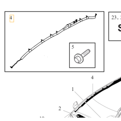 VOLVO XC40 poduszka AIRBAG kurtyna powietrzna lewa OE 32296284