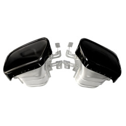 VOLVO S60 III V60 II czarne końcówki wydechu kpl OE 32345605+32345606