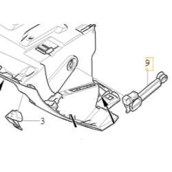 VOLVO XC90 V60 V60CC S60 XC40 siłownik schowka OE