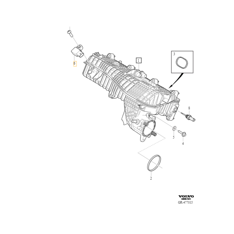 VOLVO S60 V60 S90 V90 XC40 XC60 XC90 czujnik ciśnienia MAP OE 31493966