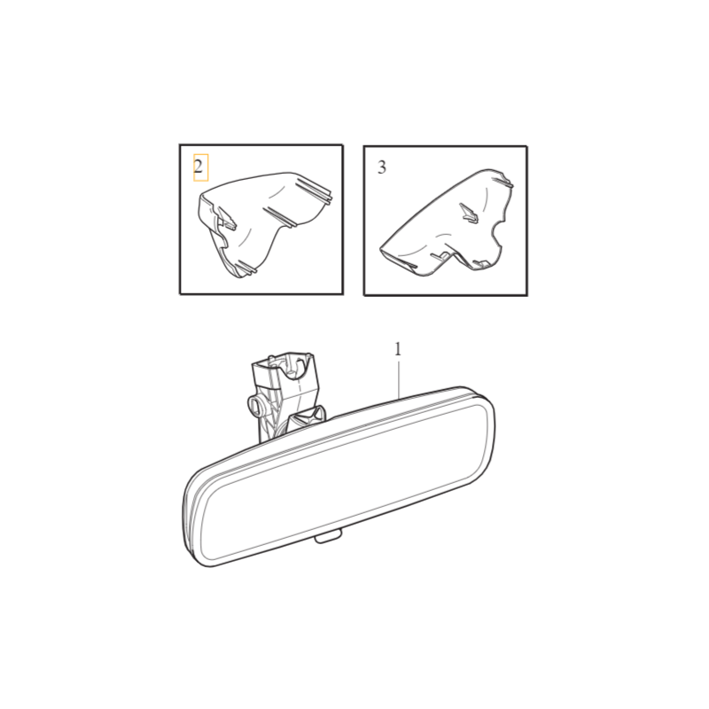 VOLVO C30 C70 S40 V50 lewa osłona lusterka wewnętrznego OE 31217792